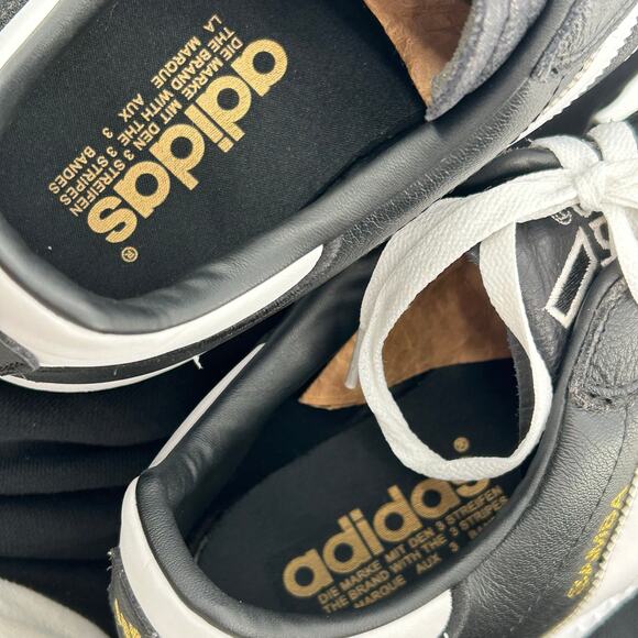 EUC Mens Black White Gum Adidas Samba Millennium Leather Shoes Sz 13.5 088559 main image 9
